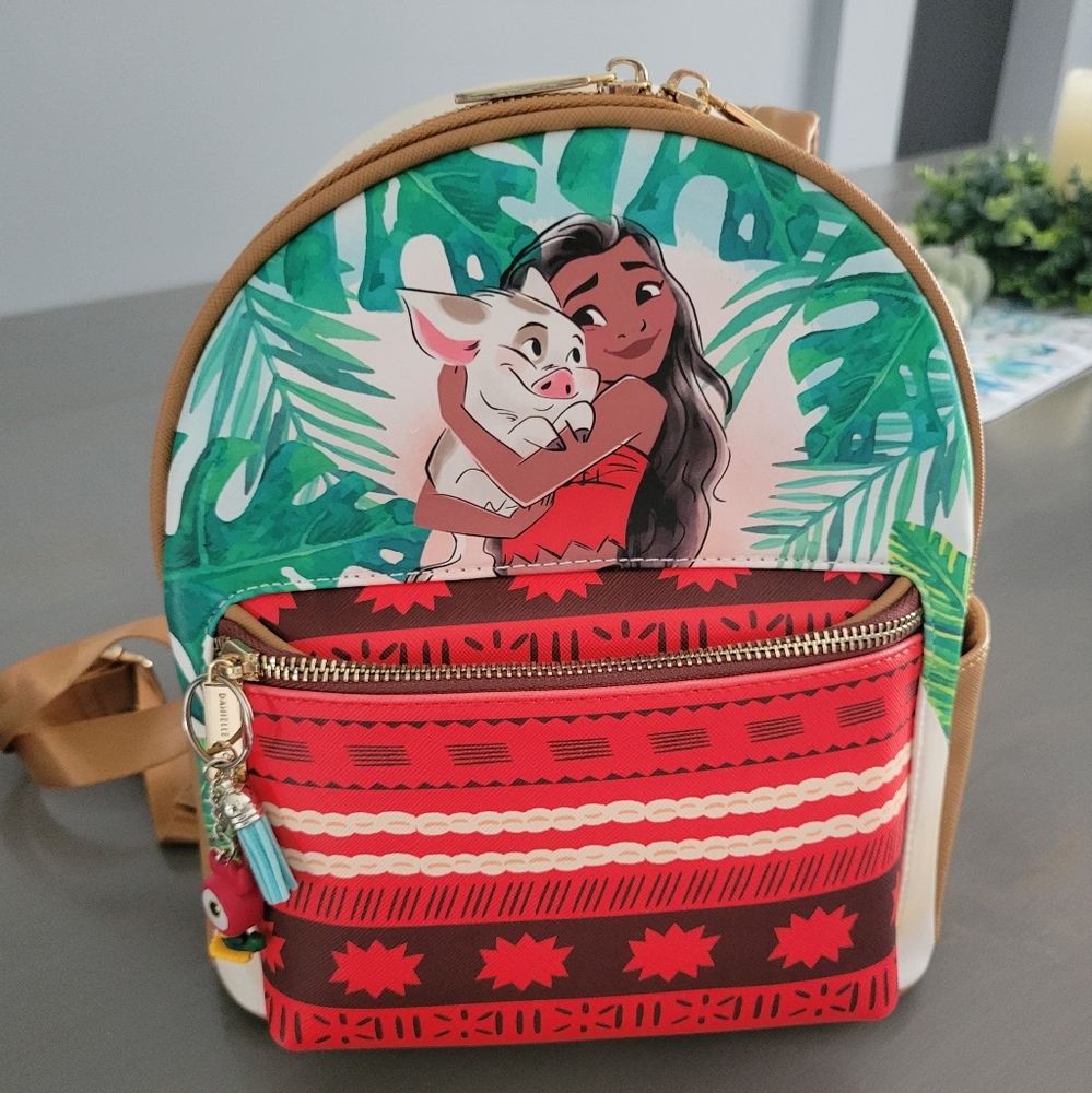 Danielle Nicole Disney Moana Bag Like New Never Used with Wallet & Keychain